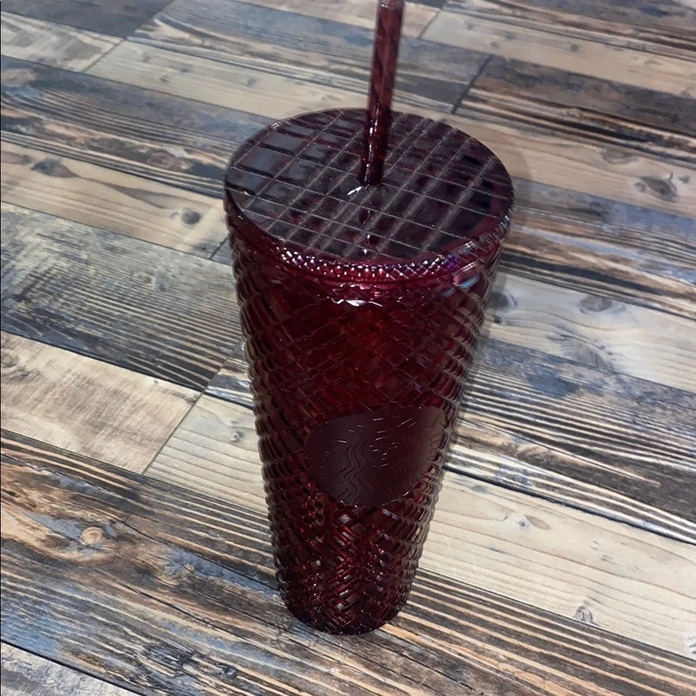 Starbucks Red Merlot 2022 Jeweled Holiday Tumbler 24oz